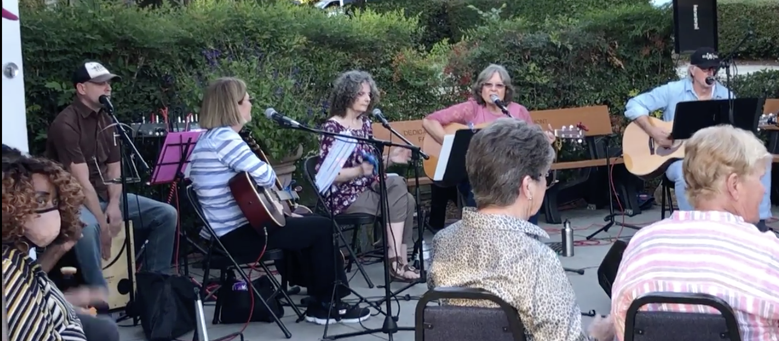 Claremont Community Performers play at AgingNext Cider Open House event